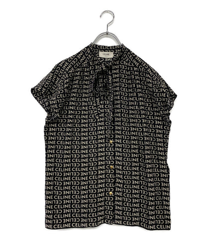 セリーヌ  シルクブラウス フレンチスリーブ 2B598983Q      レディース SIZE 36  CELINE