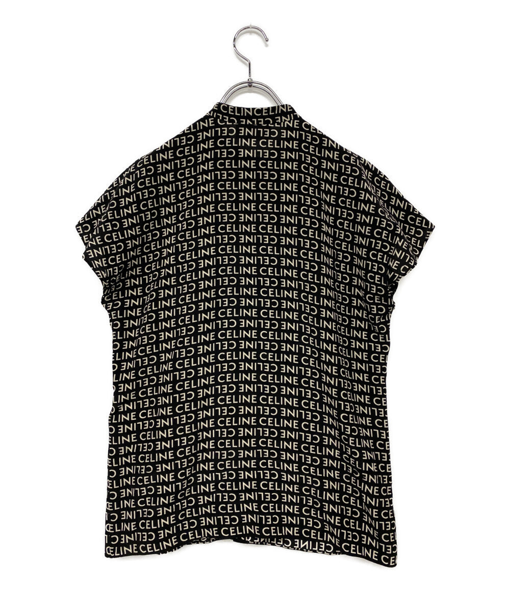 セリーヌ  シルクブラウス フレンチスリーブ 2B598983Q      レディース SIZE 36  CELINE