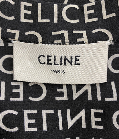 セリーヌ  シルクブラウス フレンチスリーブ 2B598983Q      レディース SIZE 36  CELINE