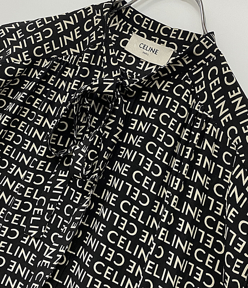 セリーヌ  シルクブラウス フレンチスリーブ 2B598983Q      レディース SIZE 36  CELINE