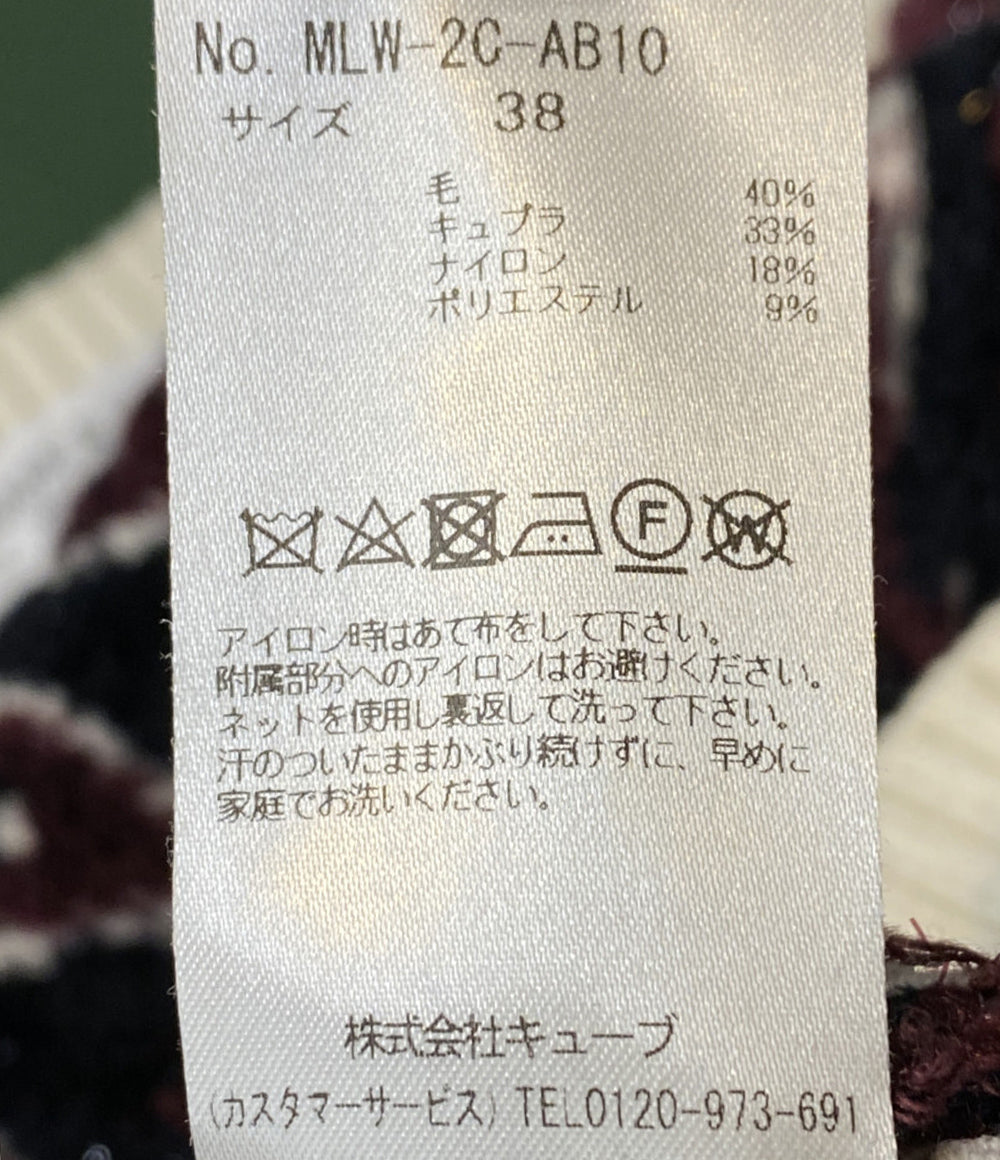 MARK&LONA 半袖ニット MLW-2C-AB10 レディース SIZE 38 マークアンドロナ