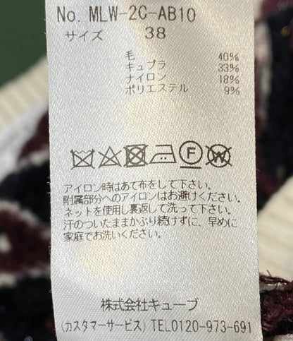 MARK&LONA 半袖ニット MLW-2C-AB10 レディース SIZE 38 マークアンドロナ