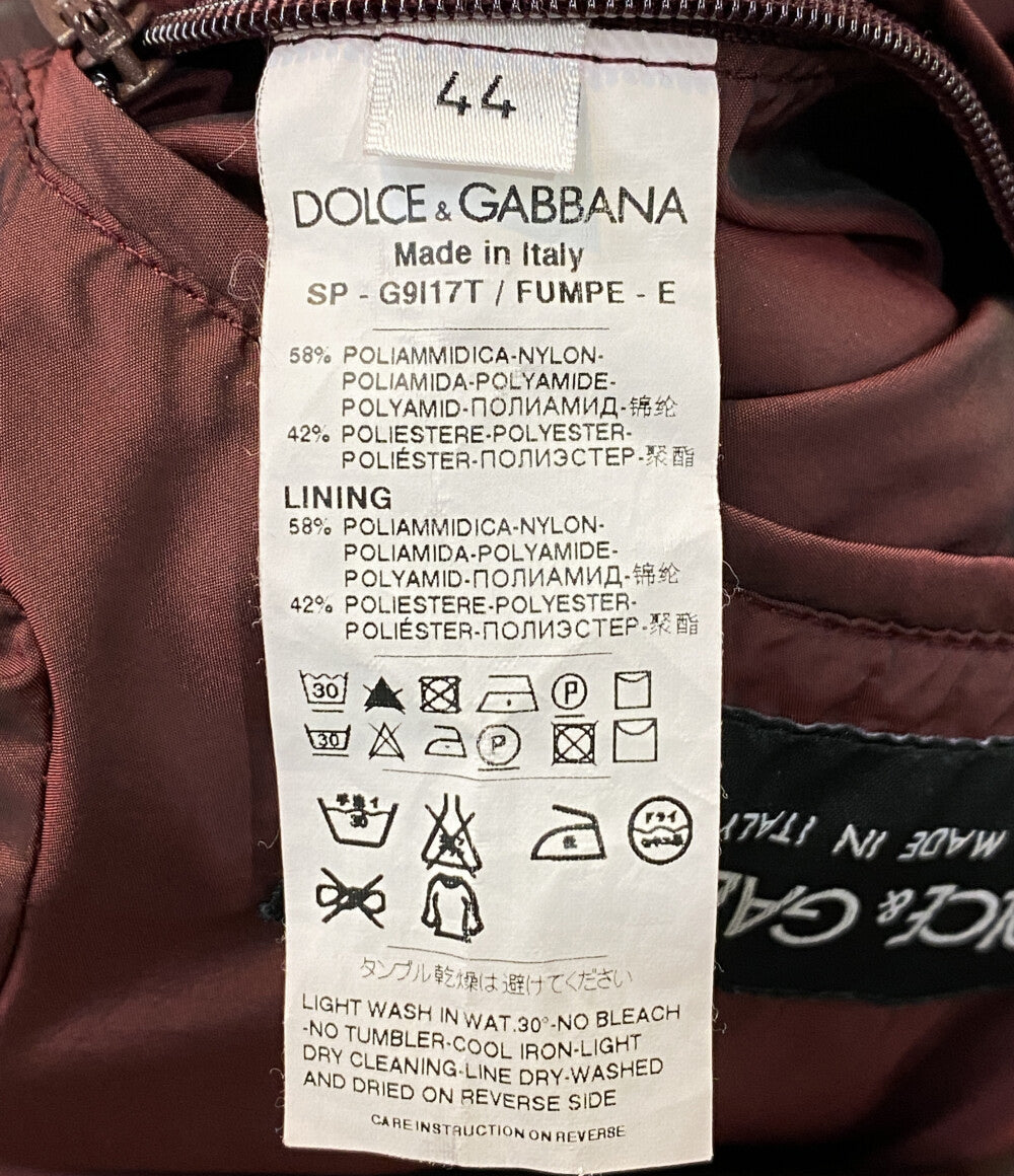 DOLCE ＆ GABBANA ジャケット ワイン ナイロンジャケット メンズ SIZE 44 ドルチェアンドガッバーナ