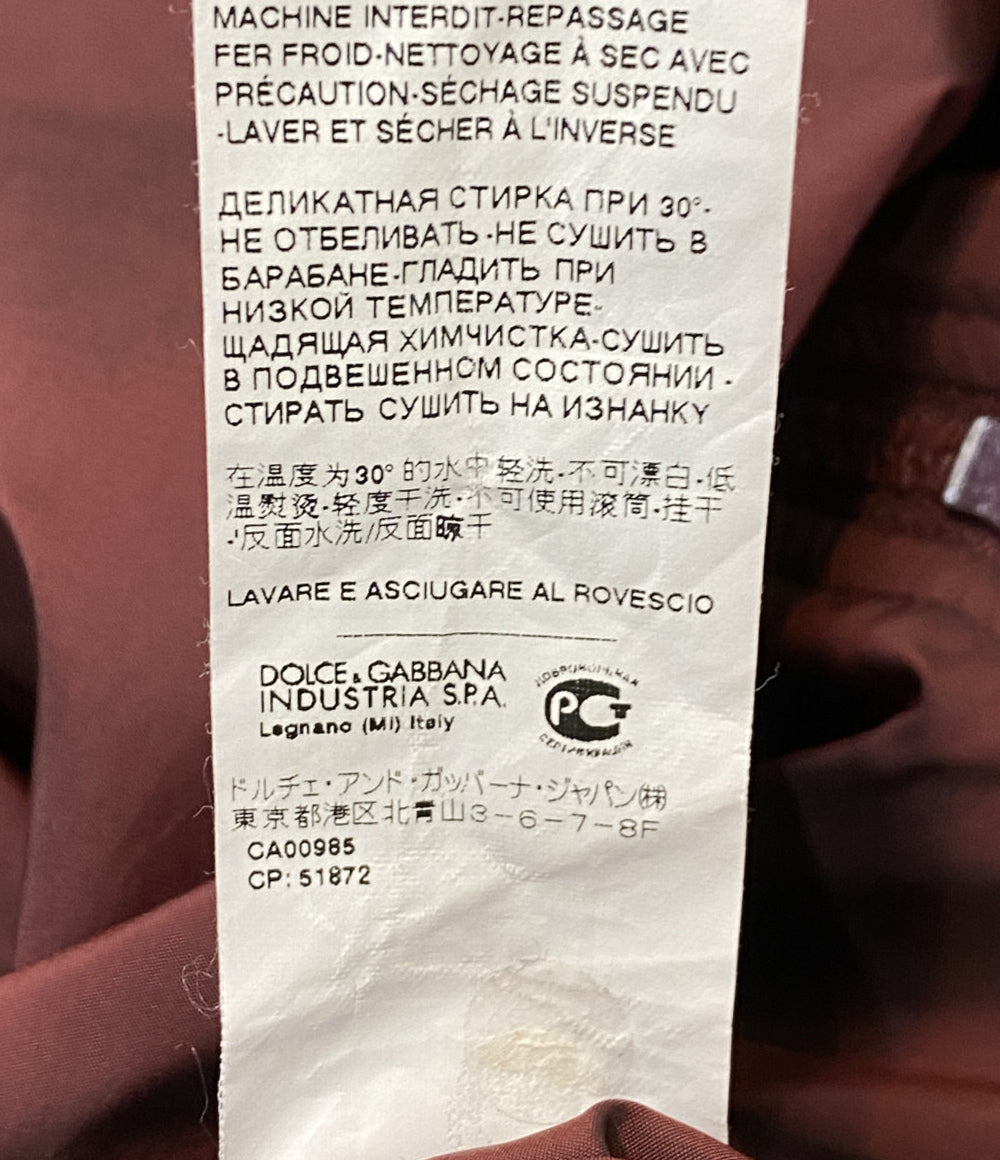 DOLCE ＆ GABBANA ジャケット ワイン ナイロンジャケット メンズ SIZE 44 ドルチェアンドガッバーナ