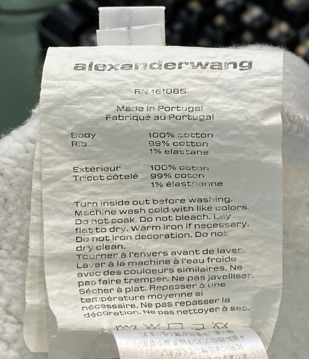 アレキサンダーワン パーカー フルジップ グレー 1CC4221701 レディース SIZE XS alexander wang