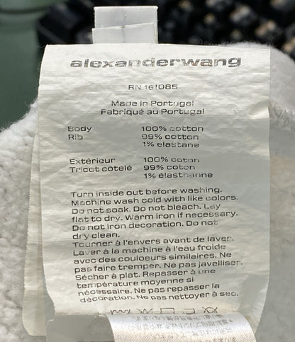 アレキサンダーワン パーカー フルジップ グレー 1CC4221701 レディース SIZE XS alexander wang