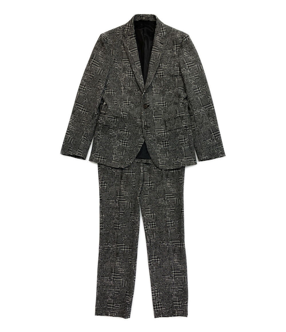 ジョゼフオム 美品 スーツ ブラック グレー セットアップ メンズ SIZE - JOSEPH HOMME