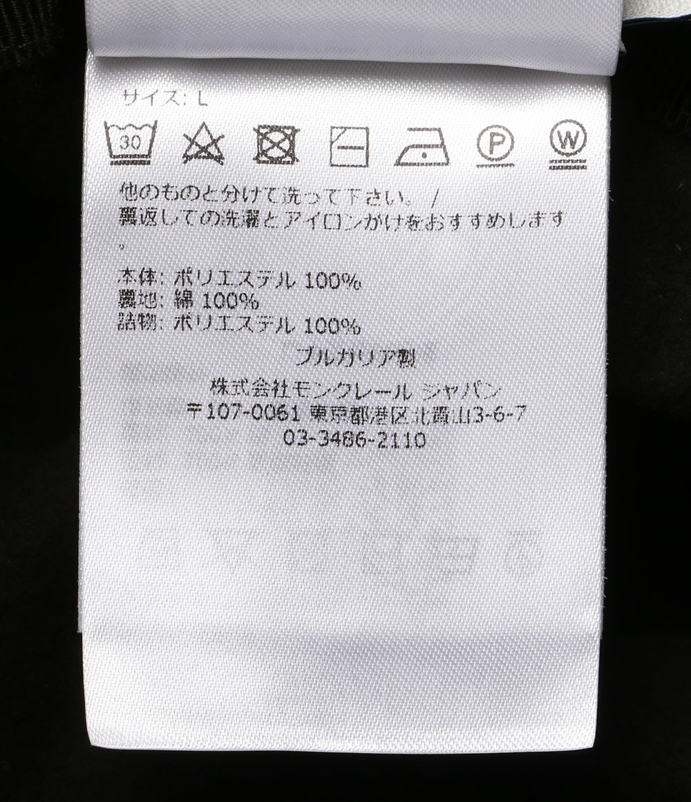 モンクレール 美品 バケットハット ロゴ ブラック メンズ SIZE L MONCLER