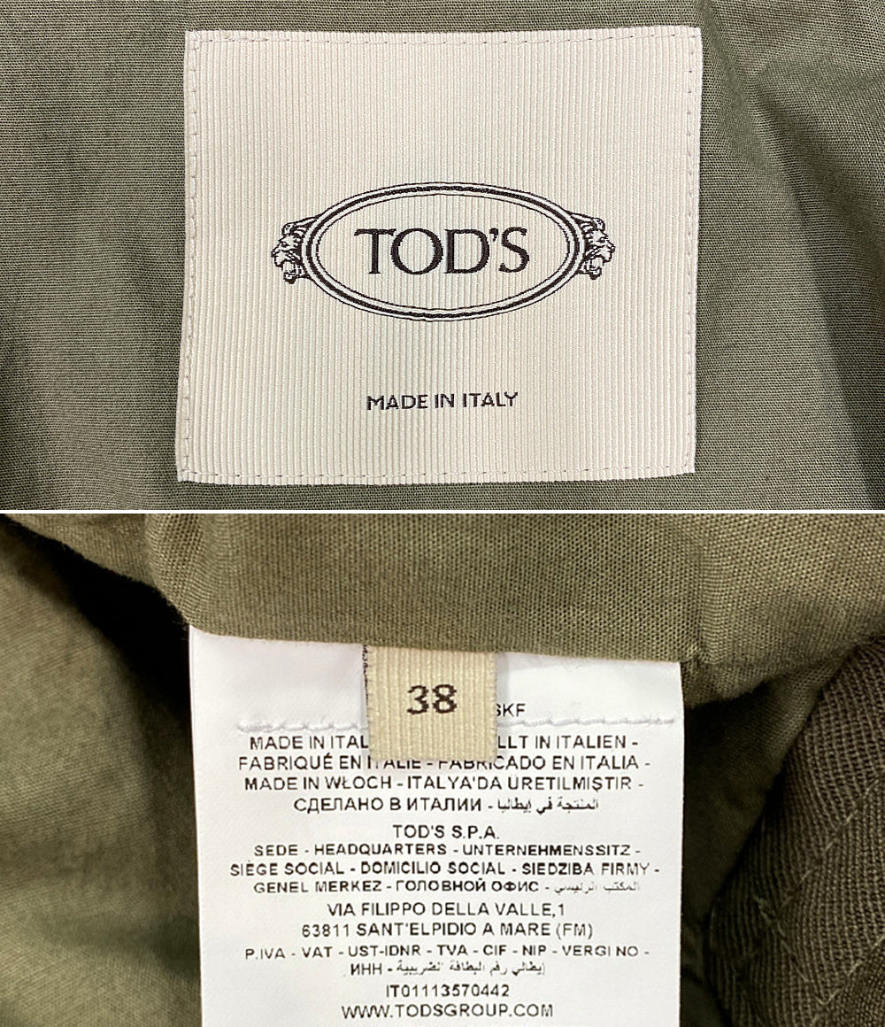 トッズ コート カーキ レディース SIZE 38 TOD's