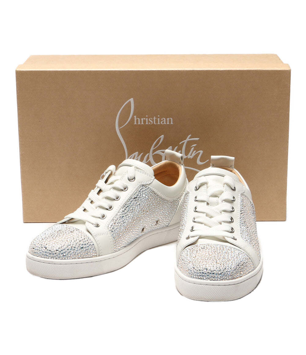 クリスチャンルブタン スニーカー LOUIS JUNIOR STRASS FLAT メンズ
