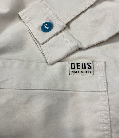 デウスエクスマキナ 美品 ジャケット ホワイト バッグロゴ      メンズ SIZE M  DEUS EX MACHINA