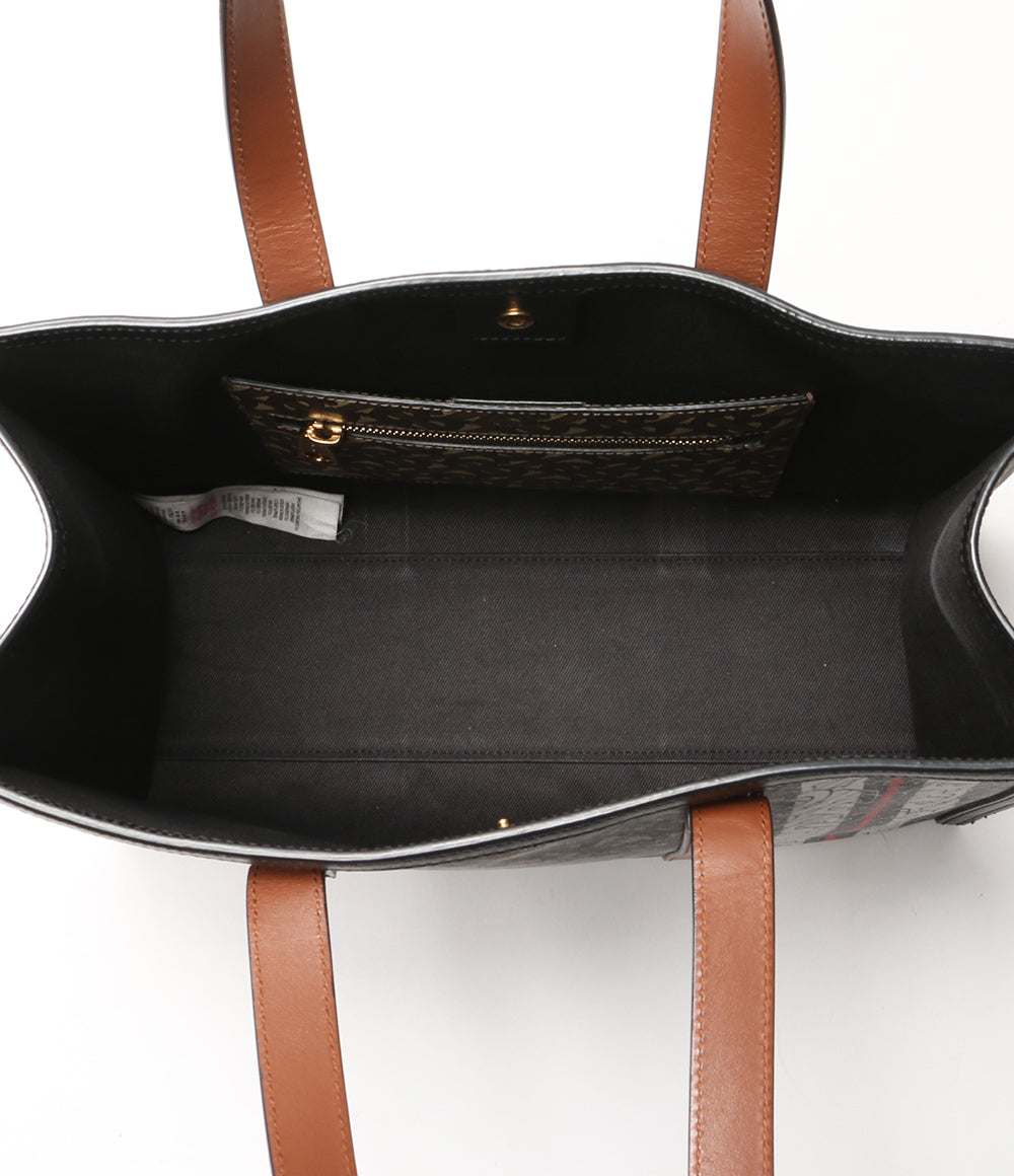 バーバリー トートバッグ TBモノグラム ストライプ レディース BURBERRY