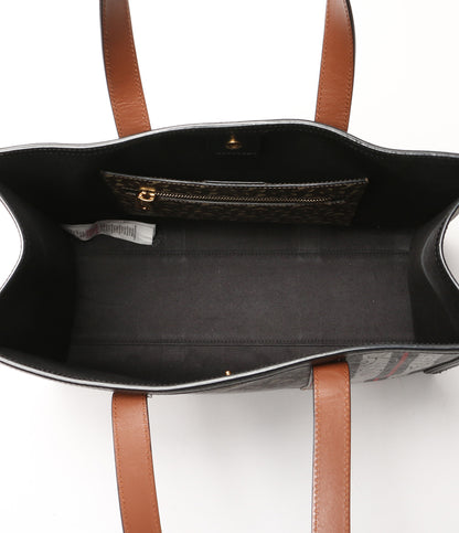 バーバリー トートバッグ TBモノグラム ストライプ レディース BURBERRY