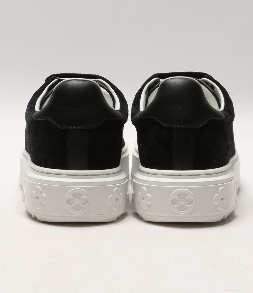 LOUIS VUITTON タイムアウト 23年 スエード ブラック DD0223 レディース SIZE 36 ルイ・ヴィトン