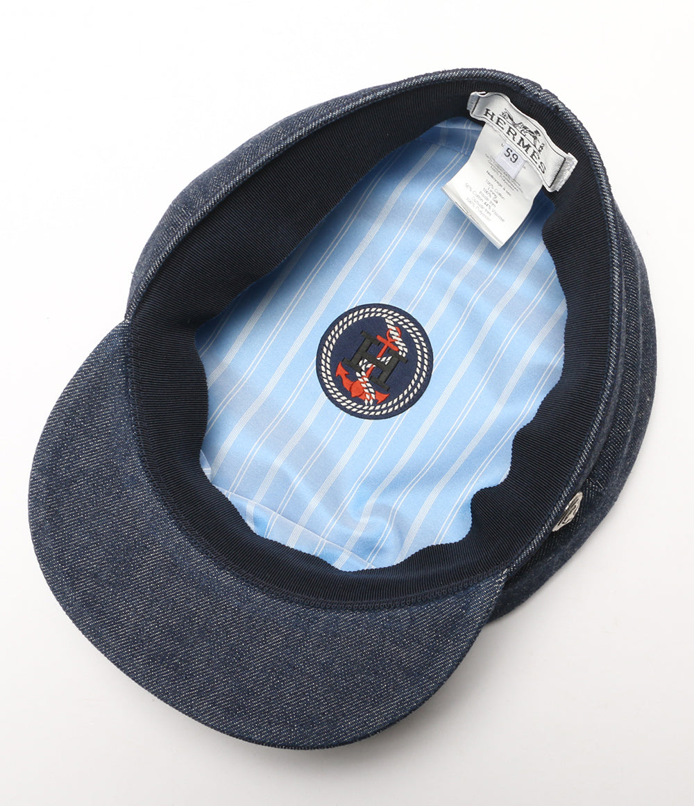 エルメス 美品 キャスケット インディゴブルー      レディース SIZE 59  HERMES