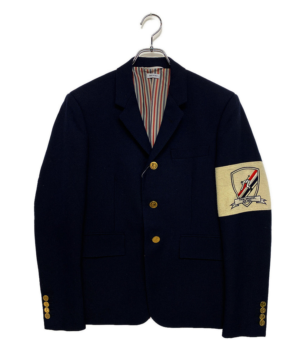 トムブラウン テーラードジャケット HIGH ARMHOLE SB EMBROIDERY PATCH メンズ SIZE 1 THOM BROWNE