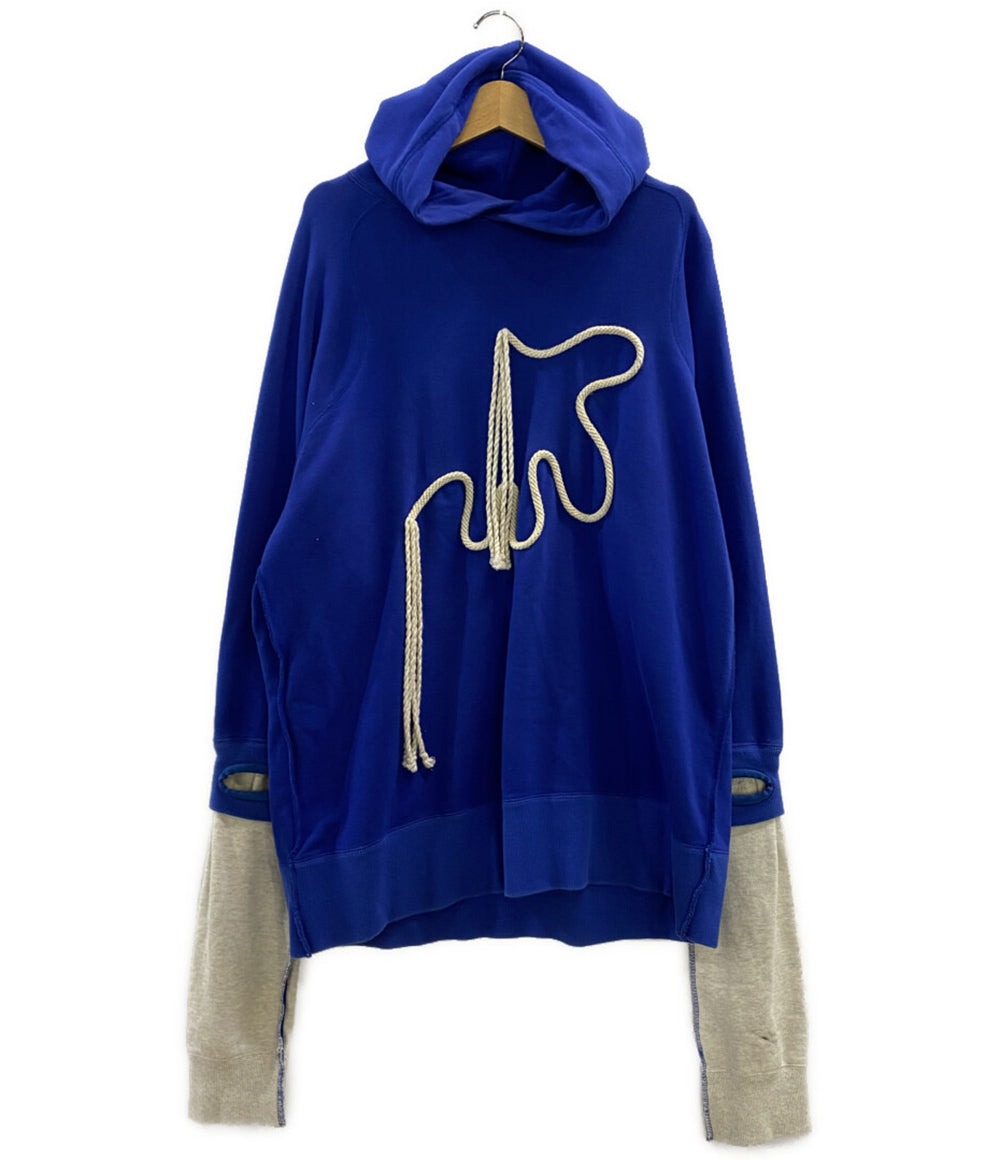 BASE MARK ベースマーク パーカー ブルー 22BF37 メンズ SIZE S