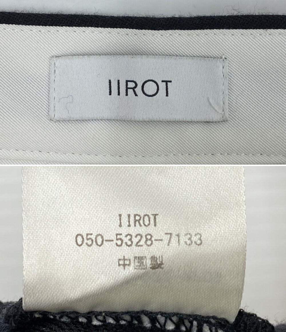 IIROT イロット パンツ ブラック 017-022-WP09 レディース SIZE 38