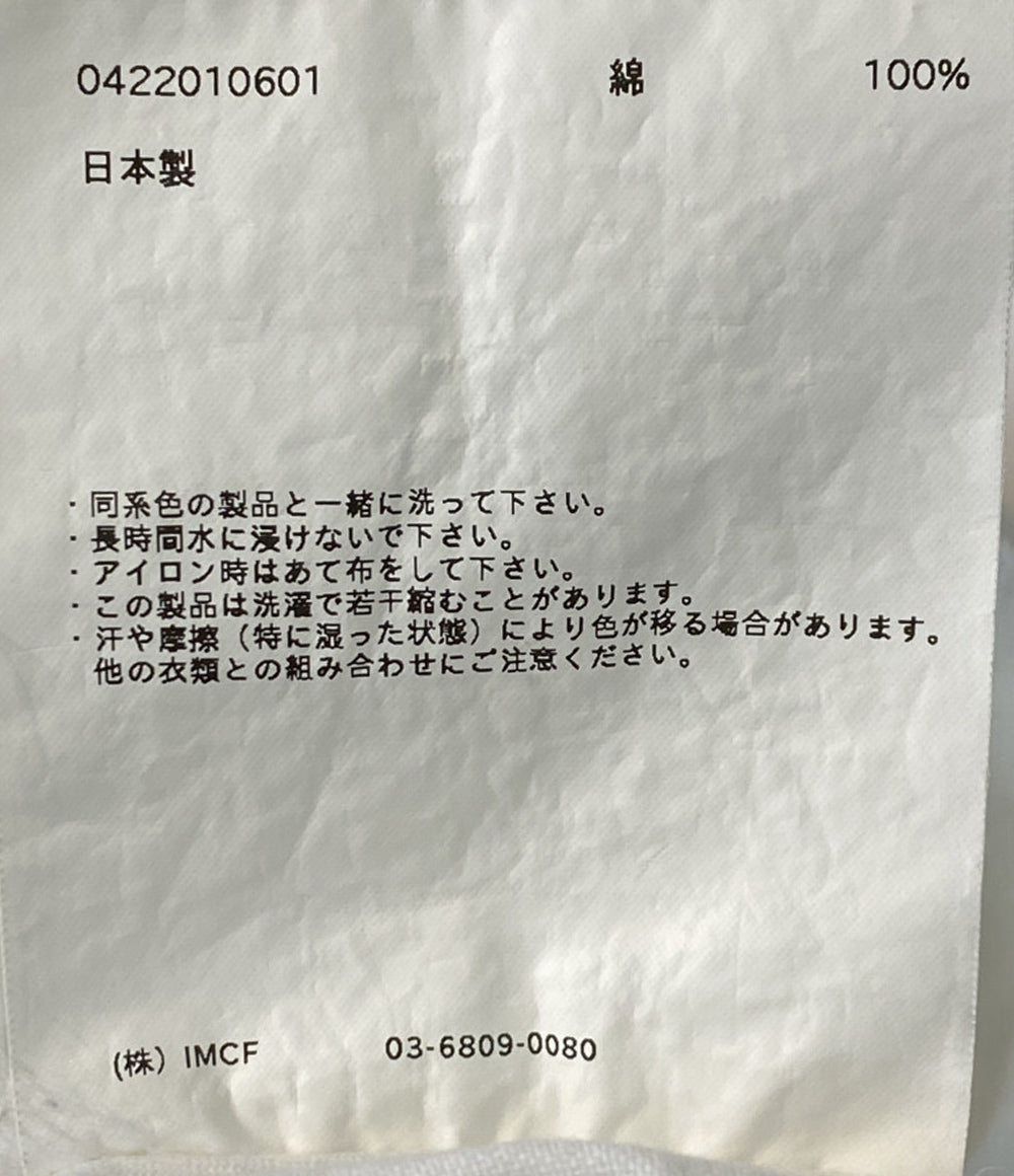 スドーク 半袖Ｔシャツ コットン ホワイト 2022ss    0422010601 レディース SIZE -  soduk