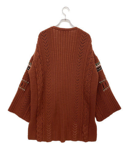 マメクロゴウチ カーディガン MM20PF-KN719 ブラウン      レディース SIZE 1  Mame Kurogouchi