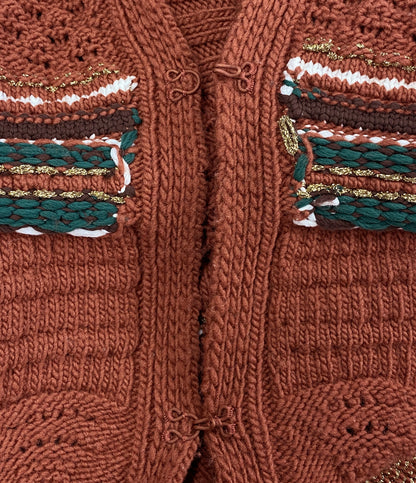 マメクロゴウチ カーディガン MM20PF-KN719 ブラウン      レディース SIZE 1  Mame Kurogouchi