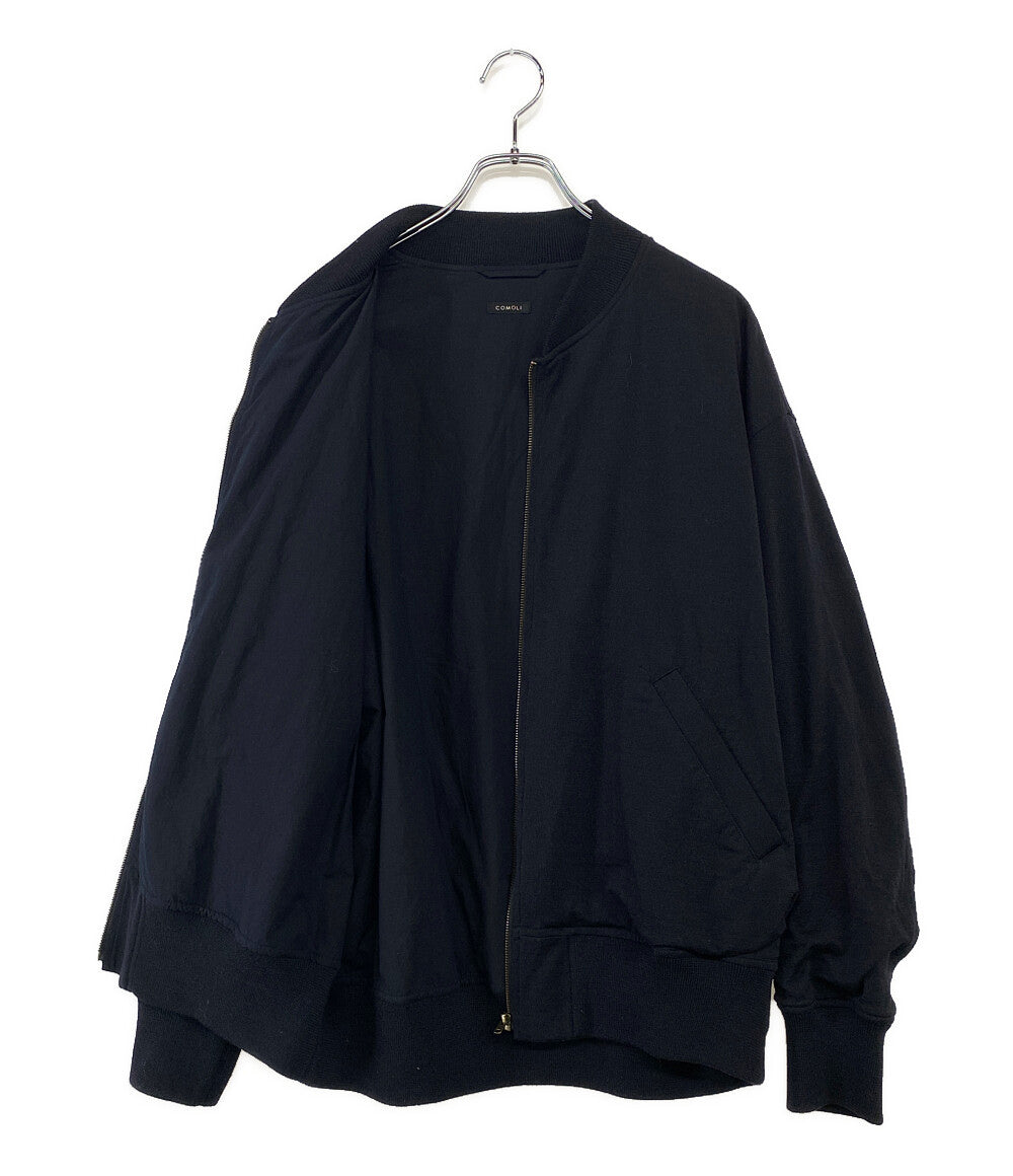 コモリ ブルゾン ブラック ウールニット 24AW メンズ SIZE 2 COMOLI