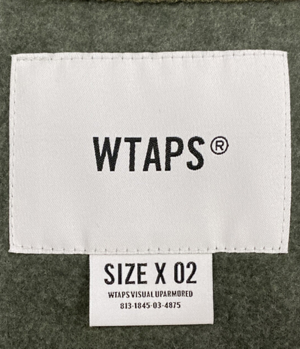 ダブルタップス  フリース オリーブ 異素材ミックス 20.21AW     212ATDT-CSM31 メンズ SIZE 02  WTAPS