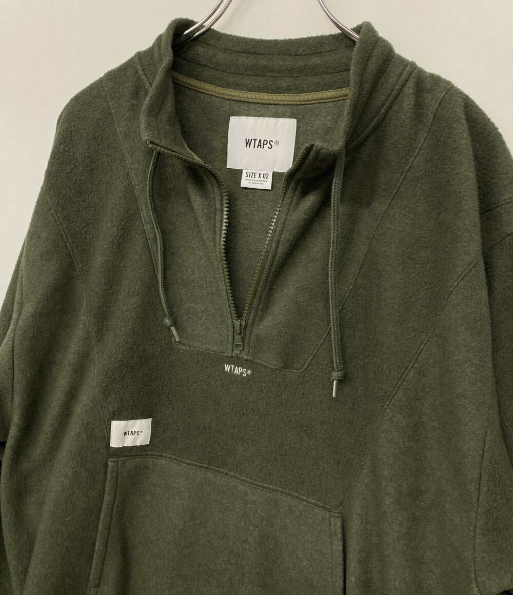 ダブルタップス  フリース オリーブ 異素材ミックス 20.21AW     212ATDT-CSM31 メンズ SIZE 02  WTAPS