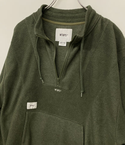 ダブルタップス  フリース オリーブ 異素材ミックス 20.21AW     212ATDT-CSM31 メンズ SIZE 02  WTAPS