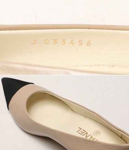 シャネル  パンプス ココパール付パンプス ベージュバイカラー      レディース SIZE 36 1/2C  CHANEL