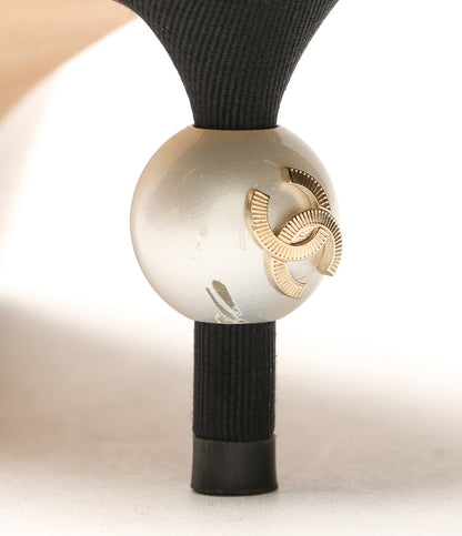 シャネル  パンプス ココパール付パンプス ベージュバイカラー      レディース SIZE 36 1/2C  CHANEL