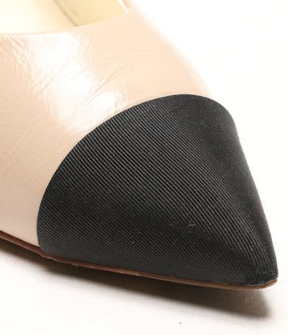 シャネル  パンプス ココパール付パンプス ベージュバイカラー      レディース SIZE 36 1/2C  CHANEL