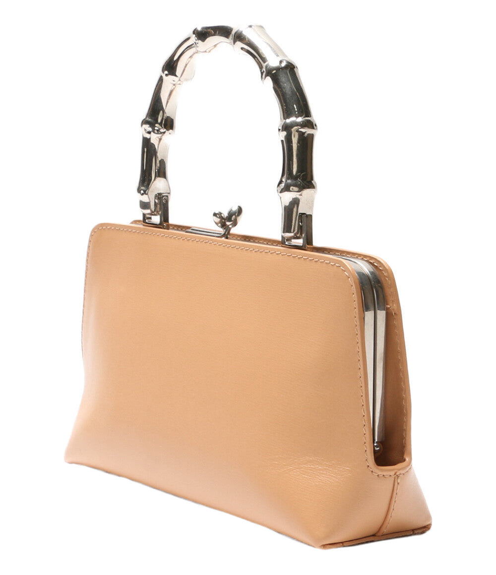 ジルサンダー  ショルダーバッグ ベージュ GOJI MINI バンブー メタル      レディース   Jil sander