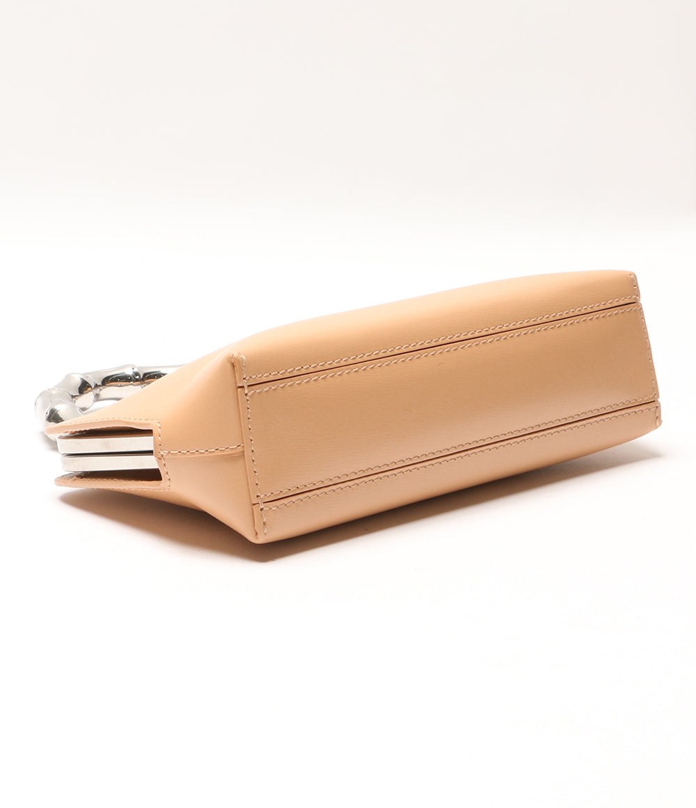 ジルサンダー  ショルダーバッグ ベージュ GOJI MINI バンブー メタル      レディース   Jil sander