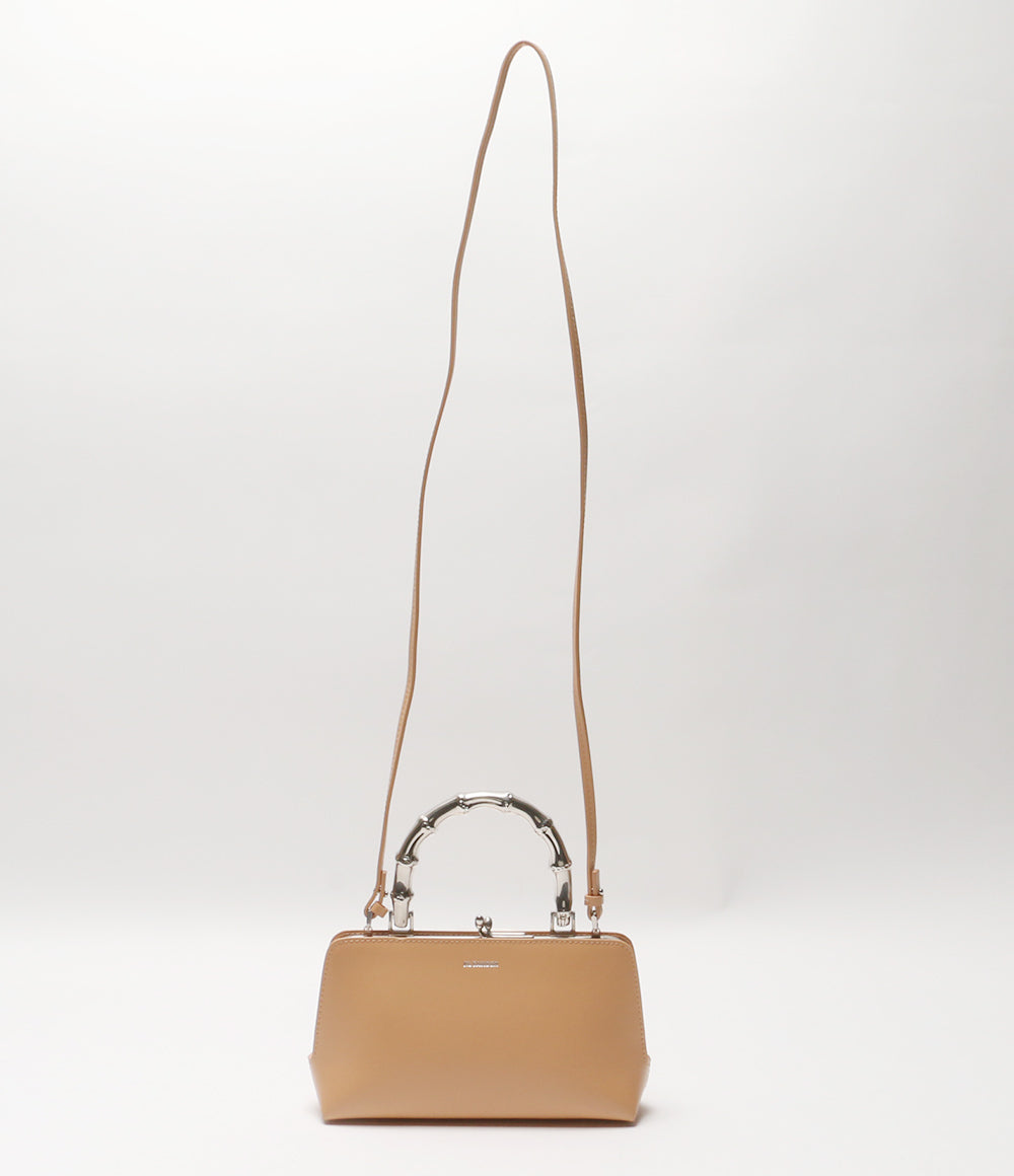 ジルサンダー  ショルダーバッグ ベージュ GOJI MINI バンブー メタル      レディース   Jil sander