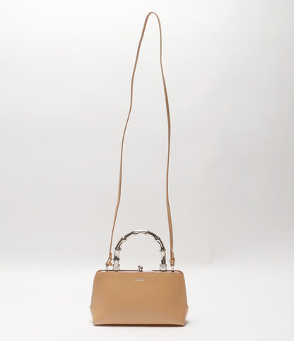 ジルサンダー  ショルダーバッグ ベージュ GOJI MINI バンブー メタル      レディース   Jil sander
