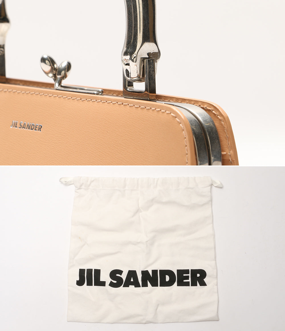 ジルサンダー  ショルダーバッグ ベージュ GOJI MINI バンブー メタル      レディース   Jil sander