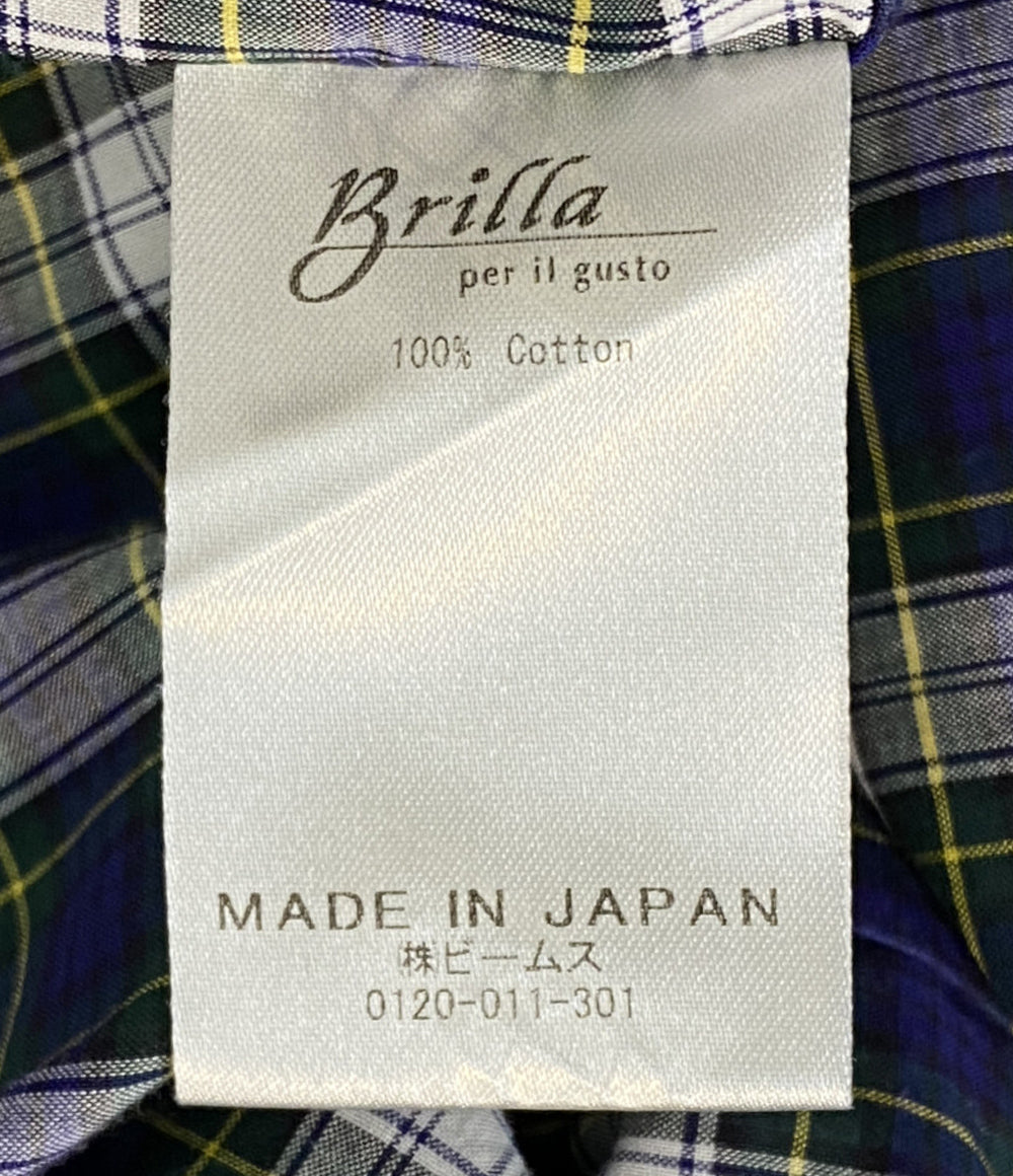 Brilla per il gusto ブリッラペルイルグスト 長袖シャツ THOMAS MASON 2024ss メンズ SIZE 16/41