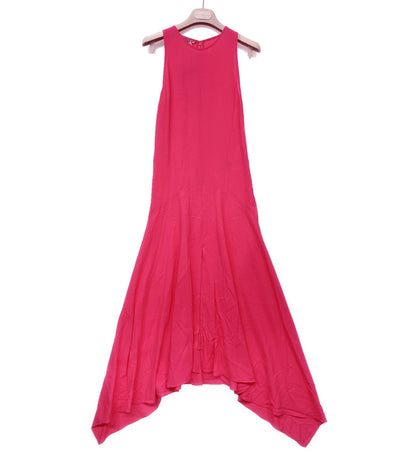 美品 STELLA McCARTNEY ノースリーブワンピース PINK Asymmetric sleeveless dress レディース SIZE 34
