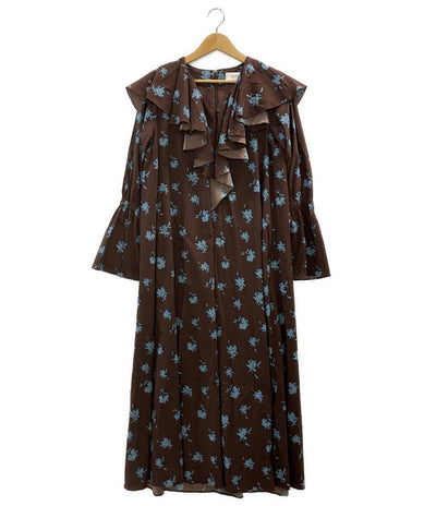 エミ ラッフルカラーワンピース ブラウン 13WFO235023 レディース SIZE 1 emmi