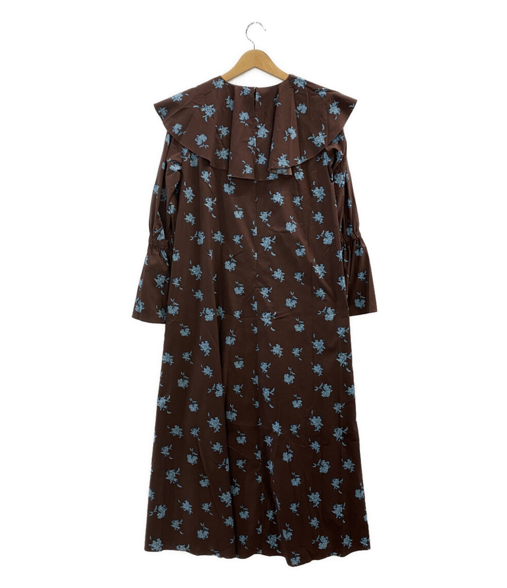 エミ ラッフルカラーワンピース ブラウン 13WFO235023 レディース SIZE 1 emmi