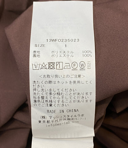 エミ ラッフルカラーワンピース ブラウン 13WFO235023 レディース SIZE 1 emmi