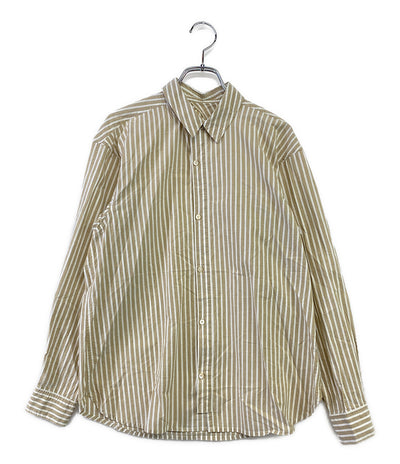 ポスタルコ 長袖シャツ ストライプ ベージュ      レディース SIZE S  POSTALCO