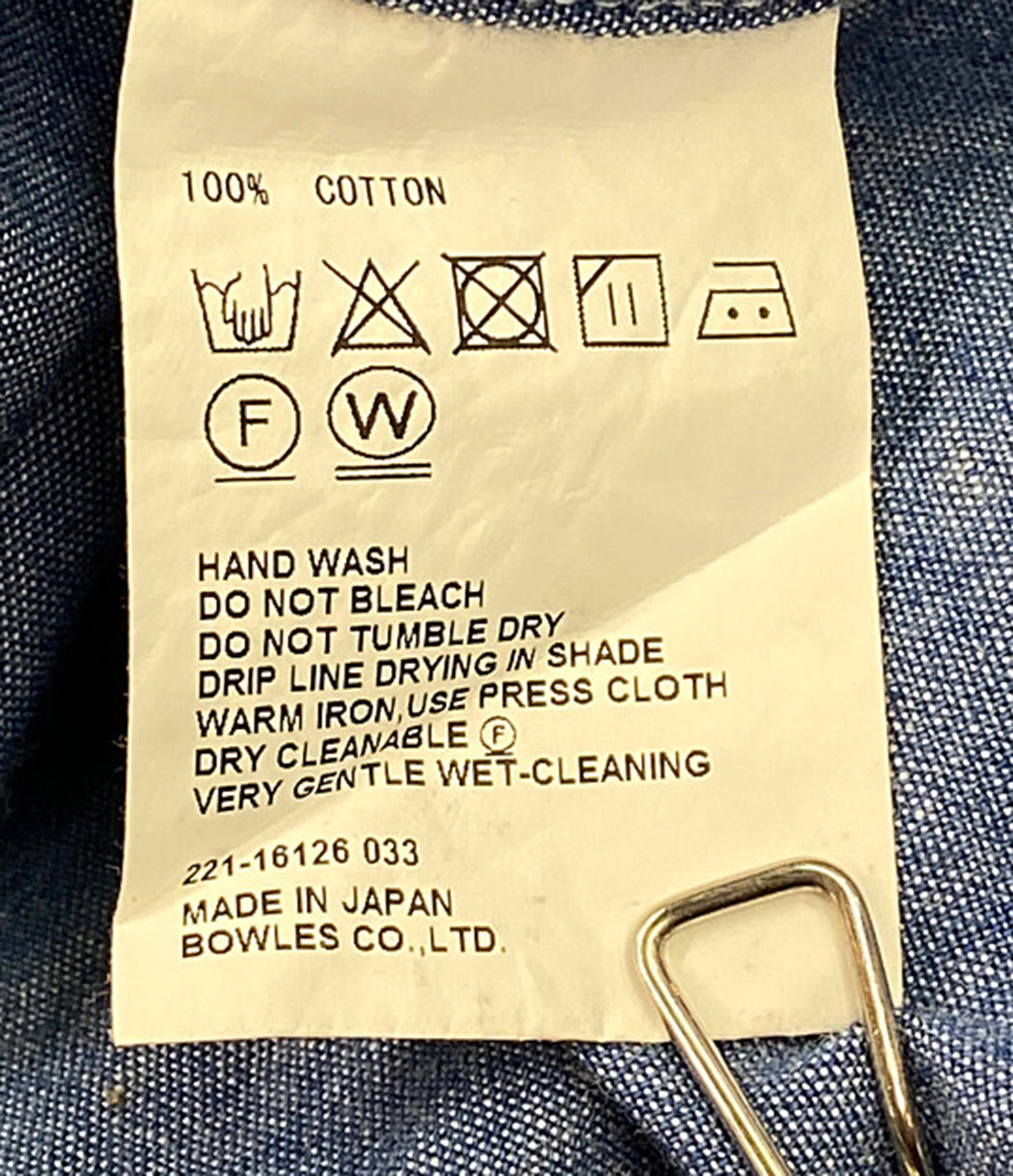 HYKE ワンピース CHAMBRAY GATHERED DRESS 2022ss レディース SIZE 1