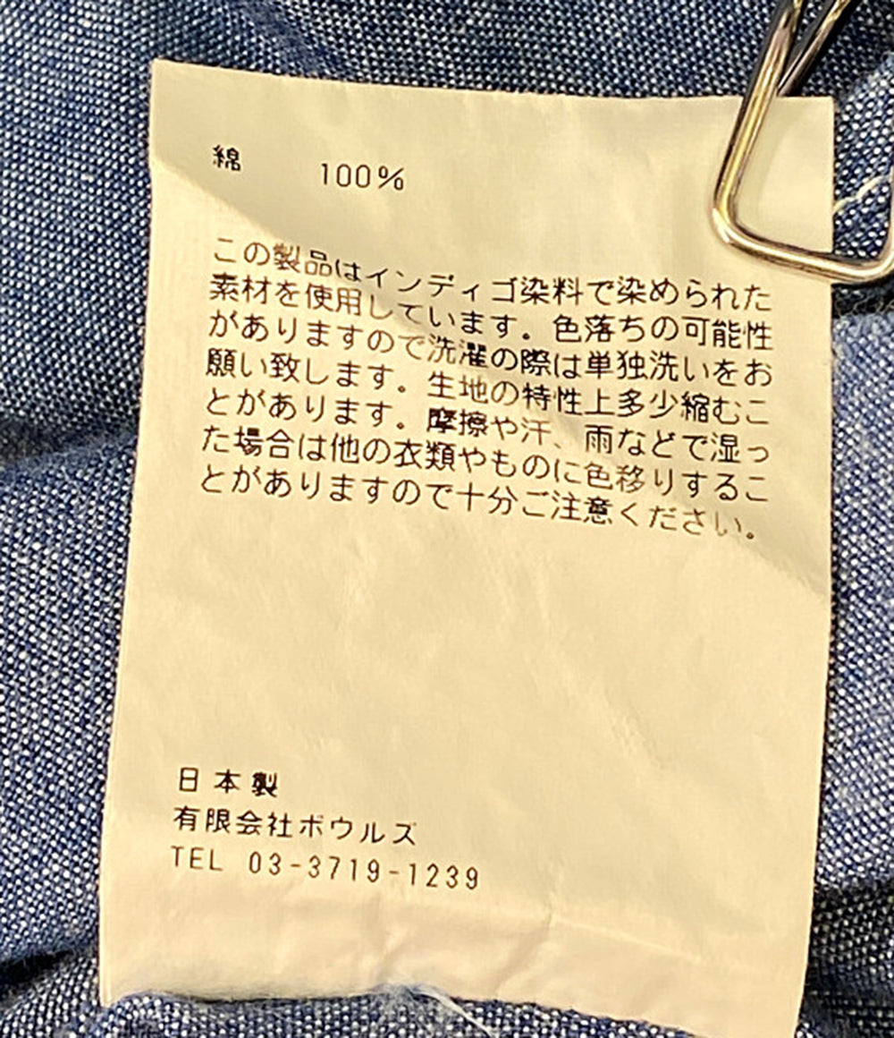 HYKE ワンピース CHAMBRAY GATHERED DRESS 2022ss レディース SIZE 1 ハイク
