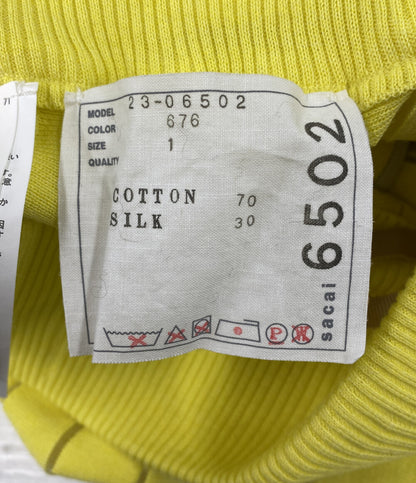 sacai スカート ロング 23SS イエロー 23-06502 レディース SIZE 1 サカイ