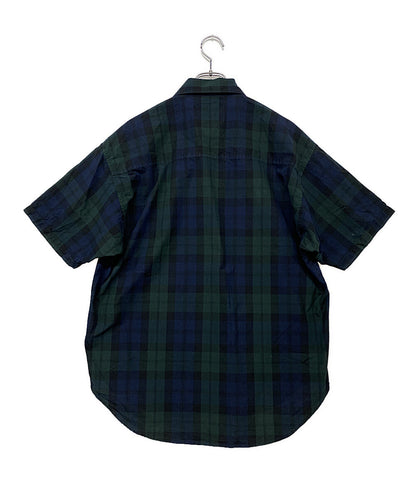 ダブルタップス  半袖シャツ 211TQDT-SHM04 チェック グリーン ネイビー      メンズ SIZE 02  WTAPS