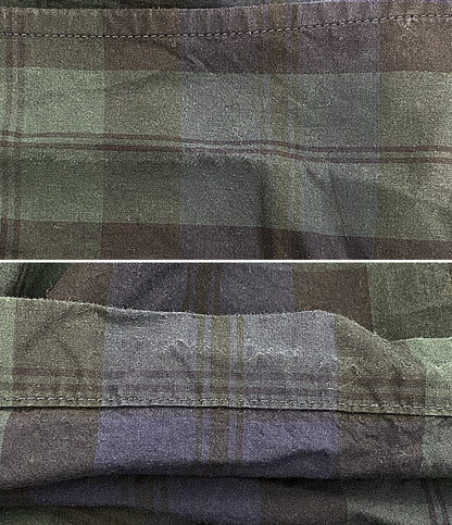 ダブルタップス  半袖シャツ 211TQDT-SHM04 チェック グリーン ネイビー      メンズ SIZE 02  WTAPS