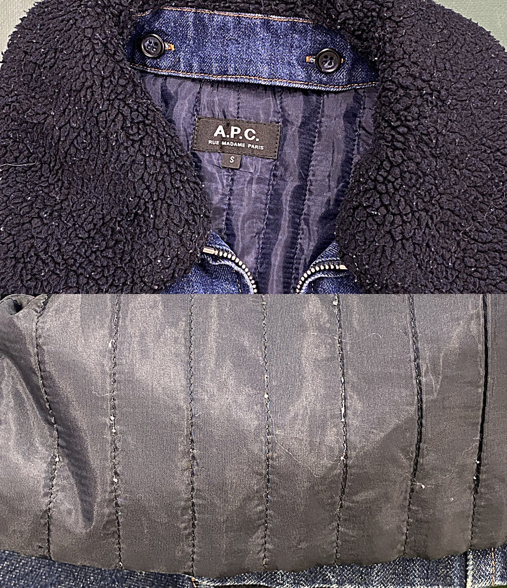 アーペーセー デニムジャケット 中綿 24186-1-34372 レディース SIZE S A.P.C.