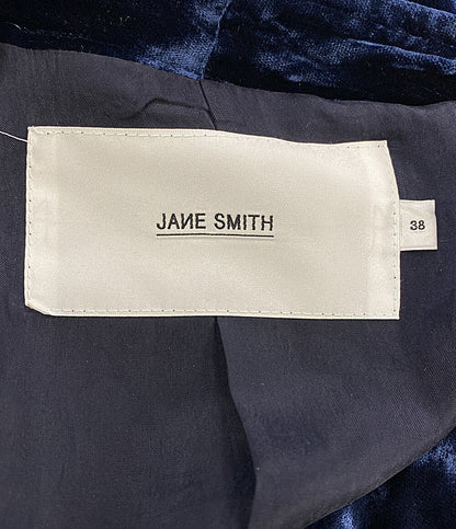 ジェーン スミス ジャケット 20WJK-#431L ベロアノーカラー レディース SIZE 38 JANE SMITH